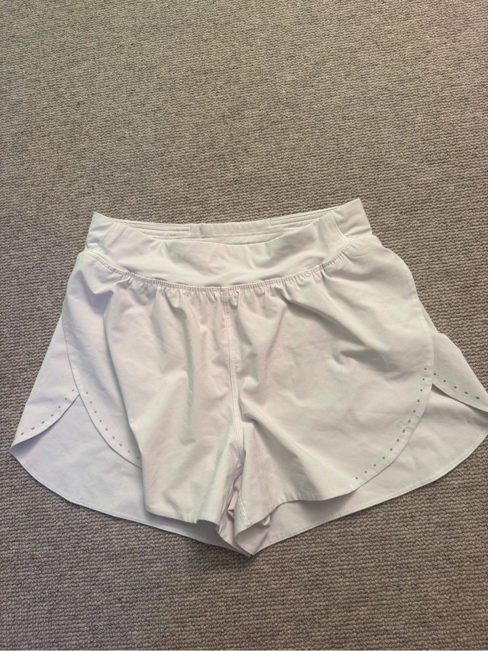 lululemon athletica White Athletic Shorts